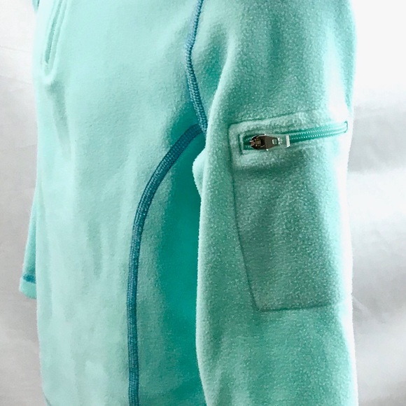 L.L.Bean Fleece Jacket girls size Lg. (6x/7) - Picture 3 of 6